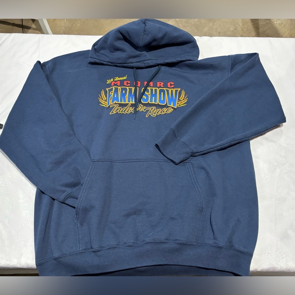 Navy blue 2xlarge farm show hoodie - Picture 2 of 5
